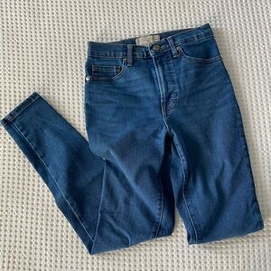 Everlane medium wash skinny jeans